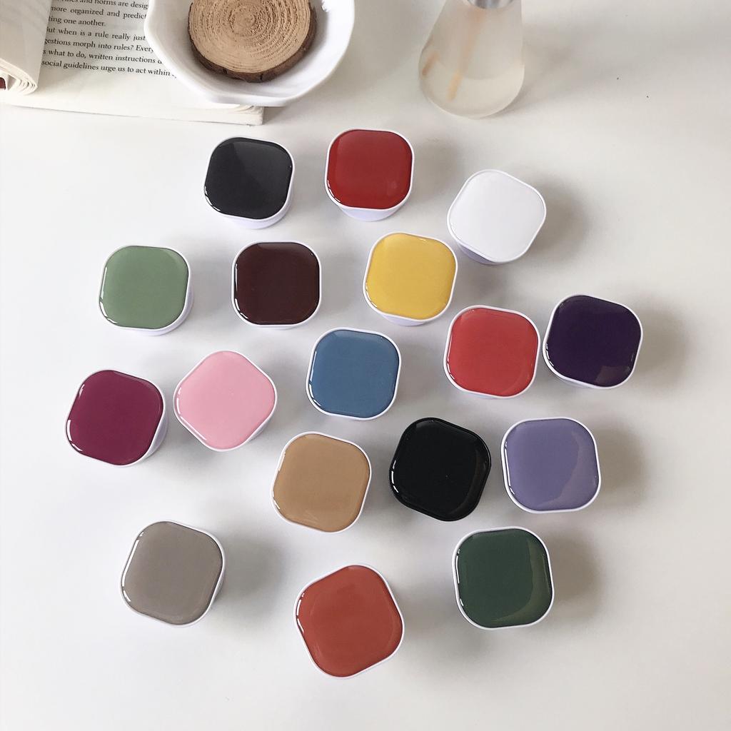 JCD Niedliche Quadratische Popping Sockets Grip Handyhalter Fingerringhalter Griptok Ständer Rückseite Abdeckung Clip Handyzubehör