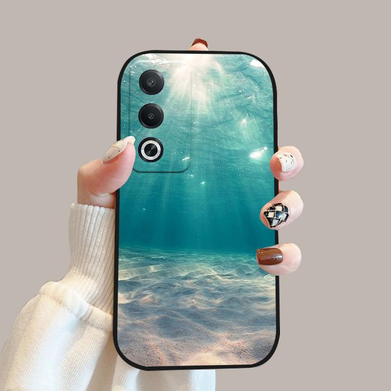 For Oppo A80 5G Case A3 Pro CPH2639 Shockproof Soft Silicone TPU Phone Cover For OPPO K12x A3x 5G Fashion Luxury Fundas Cases