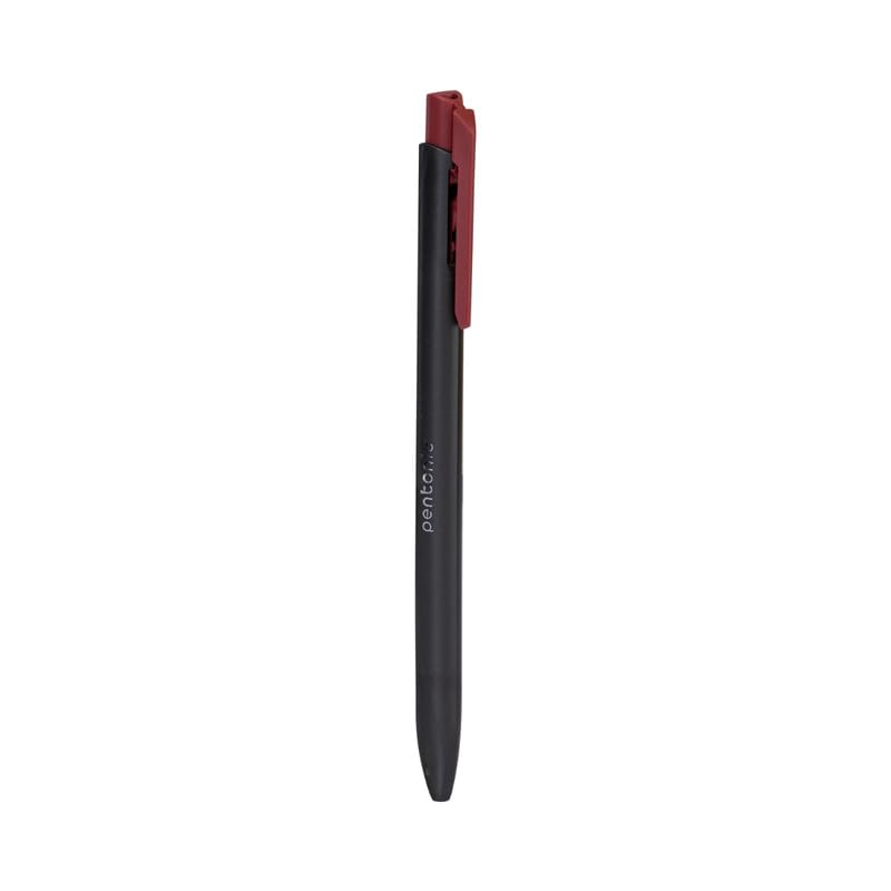 Pentonic 0.7mm Switch Retractable Ball Point Pen Red Ink Pack of 1 X 10pcs for Office, Home & School Writing