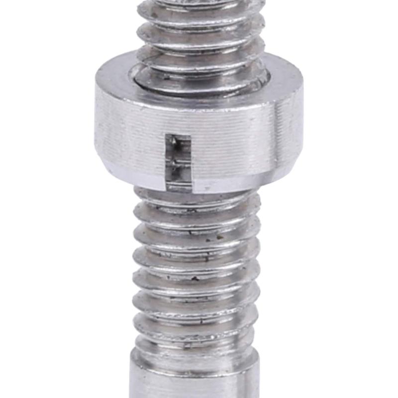 Pack of 6 Turntable Headshell Cartridges Mounting Set Screws and Hardware Player Assembly Parts Metal Nut Washers