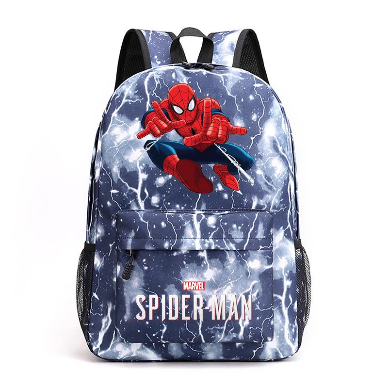 Marvel Spider-Man Rugzak Student Rugzak Tiener Cartoon Kinder Schooltas Backpack