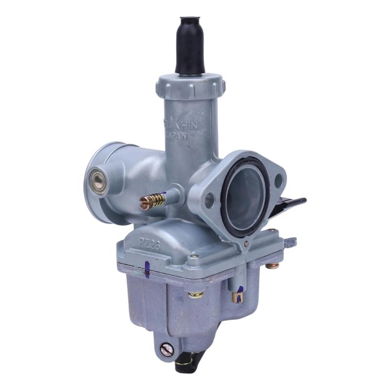 Motorcycle Carburetor Replacement with PZ26 Specification and Manual Choke, Metal Engine-System Part for CG125-CG150 Configurations