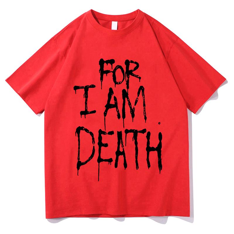 

2025 The Pretty Reckless For I Am Death Tshirts Unisexs Women Clothing Cotton Short Sleeves Oversized T Shirts Fashion Vintage top M