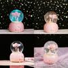 Girl Ancient Hanfu Crystal Ball Luminous Snow Music Box Night Light Aaa Battery
