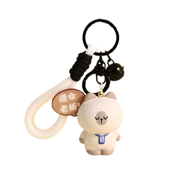 Modern Bear Keyring Lightweight and Ergonomic Bag Charm Creative Keychain for Creative Trendsetters and Collector