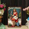 1pc Retro Spring Garden Floral Metal Tin Sign Vintage Blossom Wall Art For Bedroom Bar Garage Outdoor Rustic Home Decor