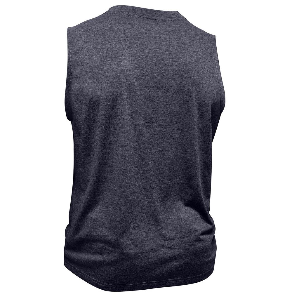 Men’s Sleeveless Tank Tops Henley Collar Button Fitness Vest Summer Sports Casual Holiday Wear T-Shirts