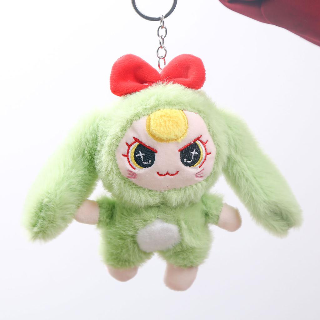 Puppe Traumelfe Langohriger Hase Plüschtier Puppenanhänger Schlüsselanhänger Zubehör Mädchengeschenk Puppe
