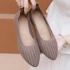 Women Shoes Soft Soft Upper Breathable Casual Shoes V Cut Mesh Flat Loafers Casual daily Comfortable Lightweight Non-slip Soft sole Easy to wear