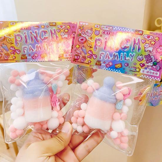 Waffle Squeeze Toy Slow Rebound Stress Relief Bunny Dessert Cat Paw Squishes Sensory Fidget