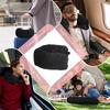 Travel Neck Pillow with Fillable Clothing U-Shaped Pillowcase Extra Storage Bag Velvet Neck Pillow Cover for Airplane Travel Take A Nap