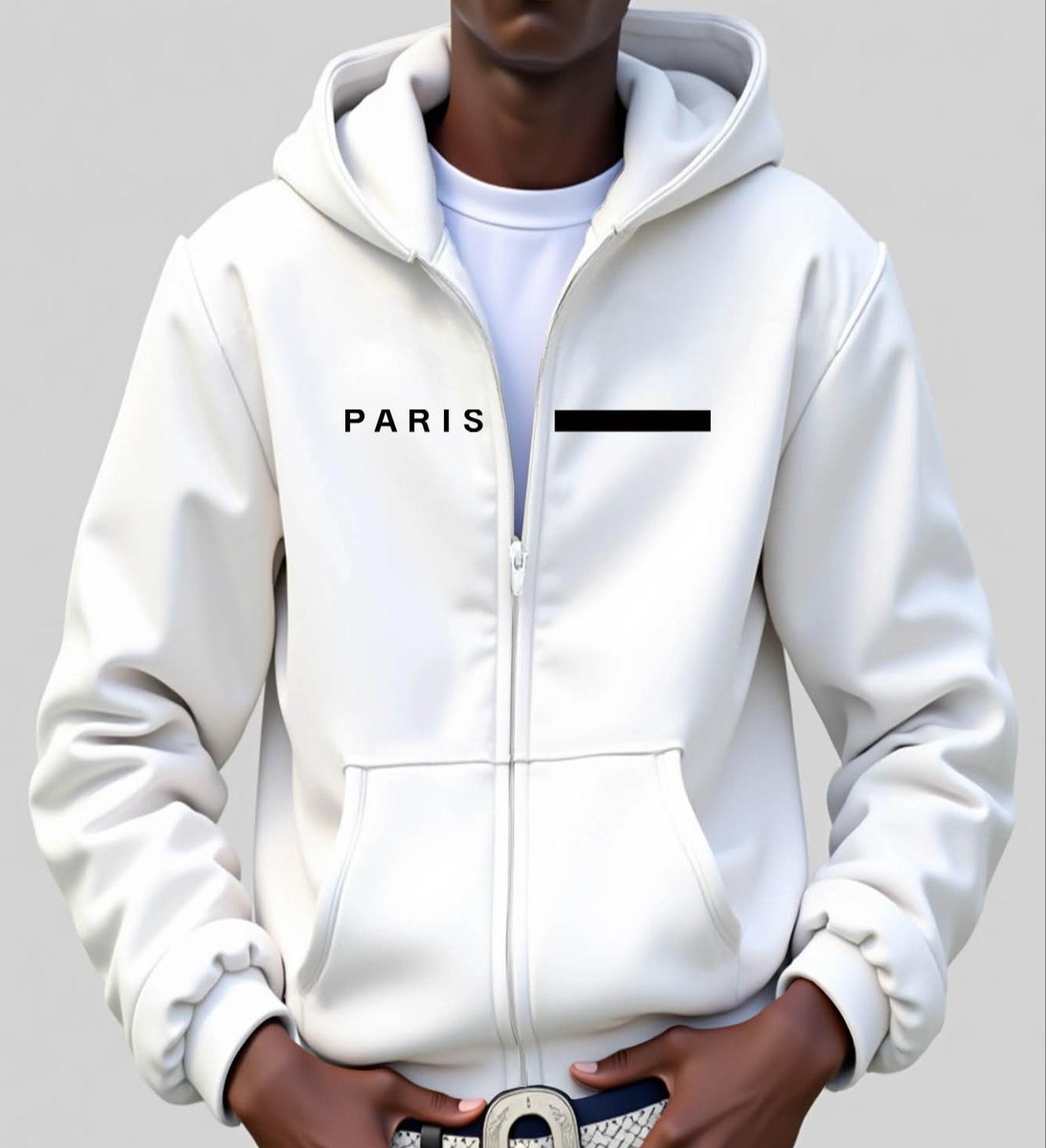 

Men s Zip-Up Hooded Jacket, Lightweight Windproof & Elastic Shock-Absorbing, Ideal for Sports & Streetwear XXL білий