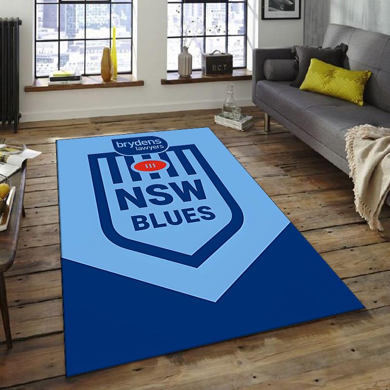 1pc Football Team Design Area Rug - Non-Slip, Soft & Cozy Floor Mat for Living Room, Bedroom, Office - Indoor/Outdoor Decorative Carpet