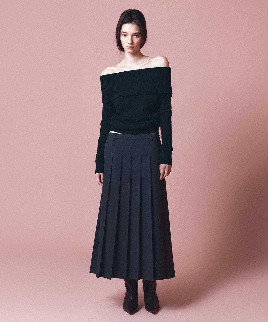 TOWAV Wee Off Shoulder Knit_Black