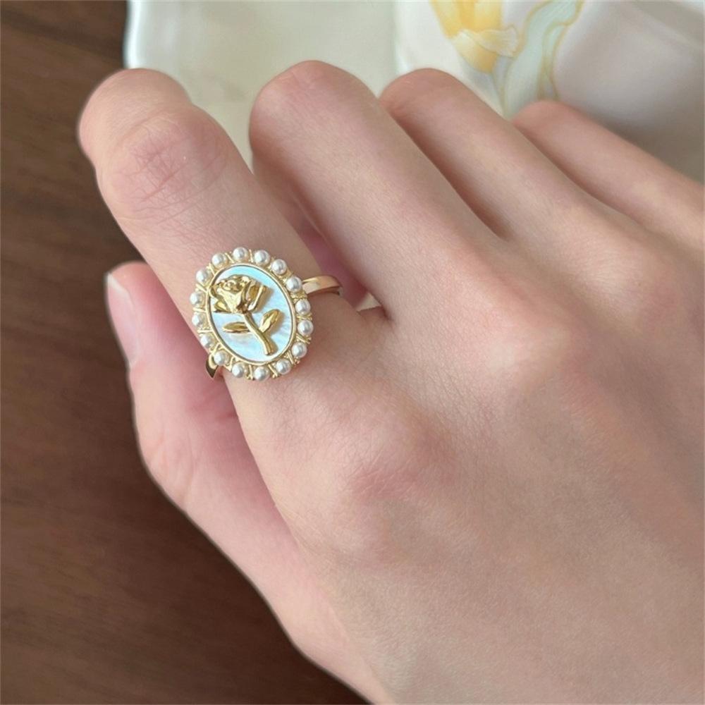 Color Enamel Fritillary Butterfly Ring Women's Open Index Finger Ring New Products