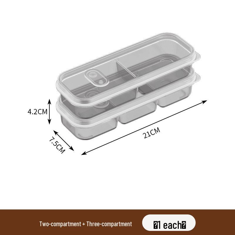 ZISIZ Refrigerator Narrow Gap Divided Food Storage Box