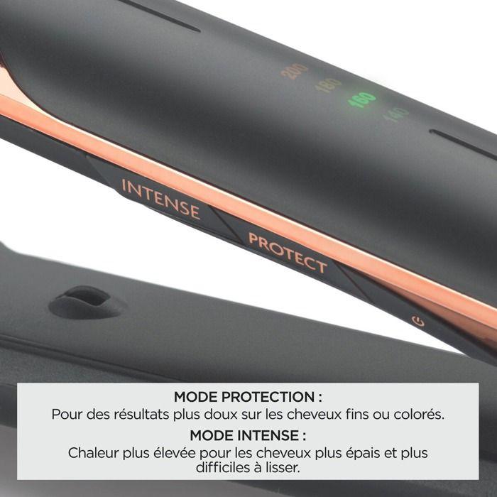 Lisseur BaByliss Smooth Pro 235 ST394E Noir et Rose