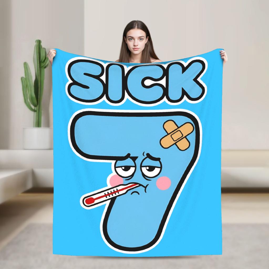 Six Seven Ice Cream Drip 67 Mason Meme Soft Blanket Adult Plush Bedding Throws Novelty Bedroom Flannel Bedspread Sofa Bed Cover