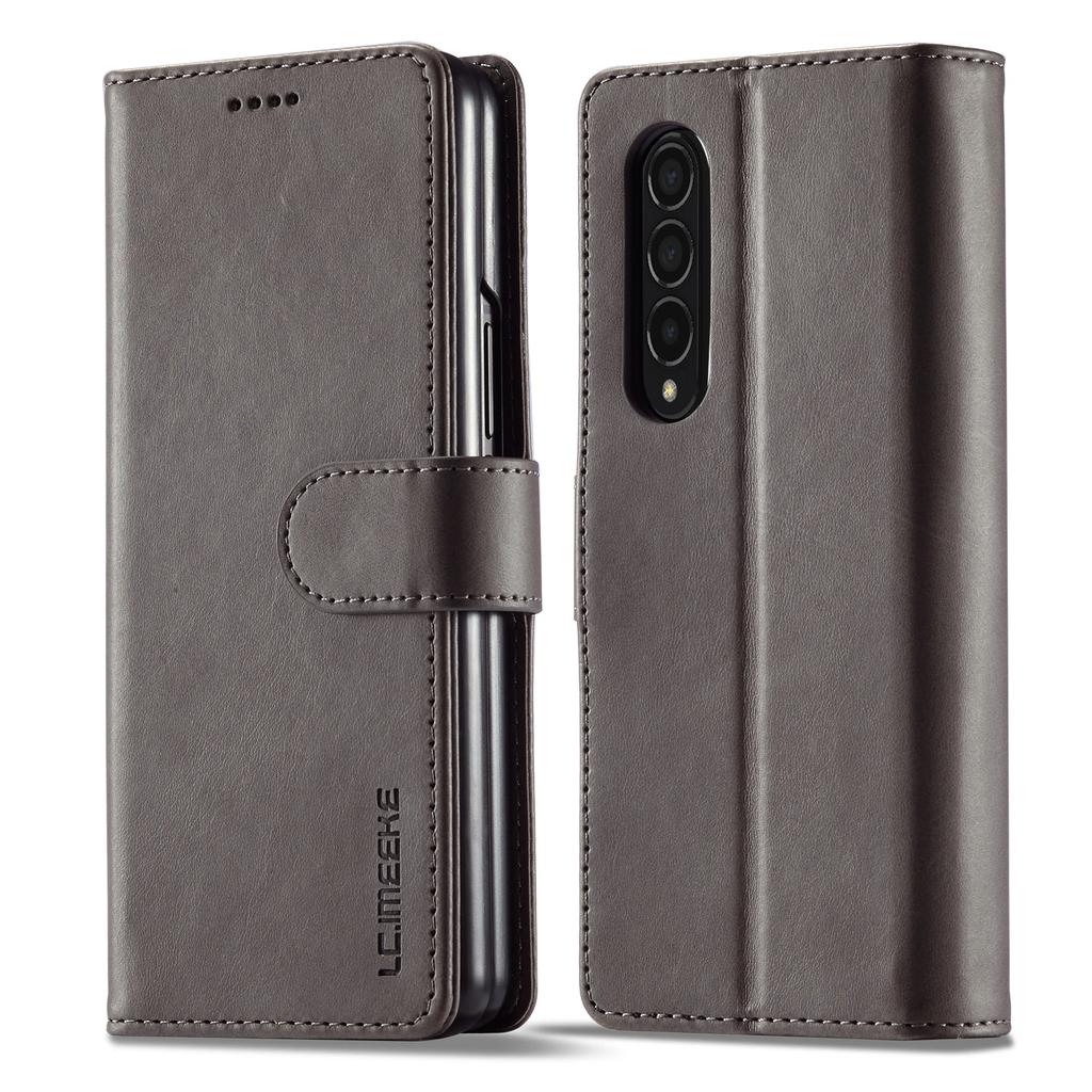 Flip Cards Solt Leather Case For Samsung Galaxy Z Fold 7 6 5 4 3 5G Card Pocket Folding Cover Wallet Book Bag Fold5 Purse Coque