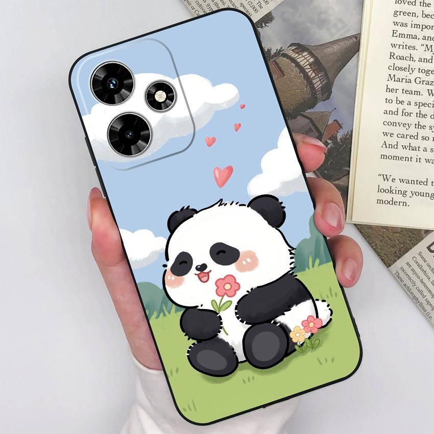 For Infinix Hot 30 20 12 11 Play 30i 20i 20S 12i 11S Phone Covers Cute Couple Piggy Patterns Matte Silicone Fashion Cases For Infinix Cellphone Caisng