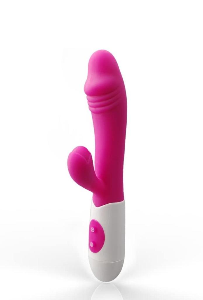 Silicone Stimulator Dildo 7 Modes Waterproof Intimate Body Massage with Batteries NOT INCLUDED