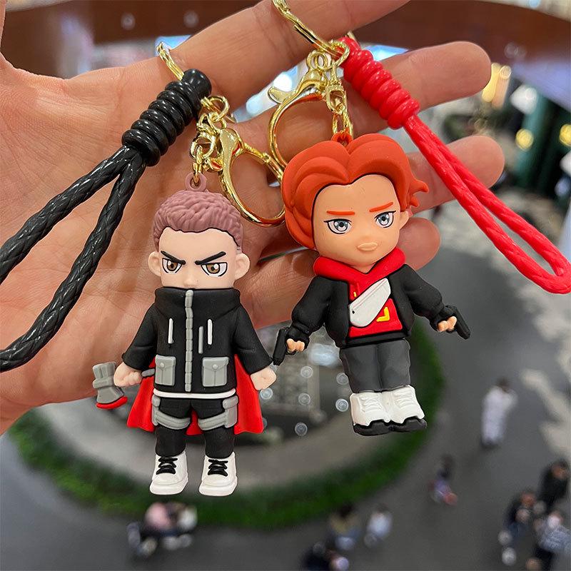 Avengers Superhero Keychain Pendant - Cartoon Backpack Doll for Car Keys