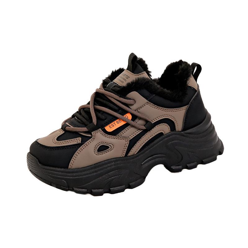 Dad shoes women ins winter new thick-soled sports versatile, lightweight to increase height and leisure