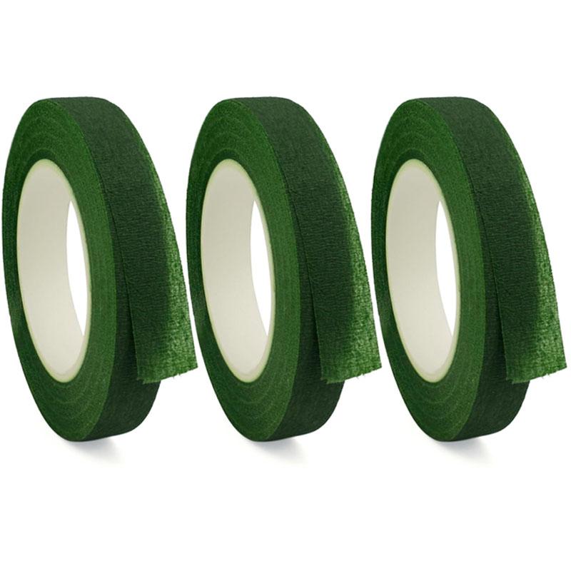 1/30Rolls Green Bouquet Floral Tapes Self-adhesive Stamen Wrapping Paper Tape DIY Flowers Decor For Florist Wedding Party Props