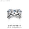 Phoenix Wing Ring Romance Europe Style Love Jewelry For Girls Women New Gift In 925 Silver