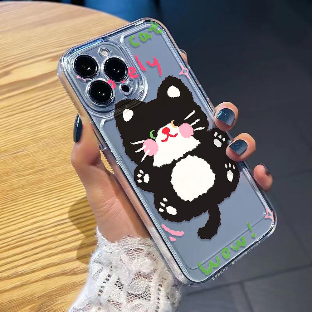 Phone Case for iPhone 11 13 12 14 15 16 XR XS Pro Max 7 8 Plus Samsung A55 A15 Redmi Note 13 12 OPPO A18 A16 Vivo Y17S V27 Honor 9 10 Infinix 40 30