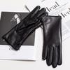 Women's Genuine Leather Winter Warm Gloves for Outdoor Sports, Thickened Matching Apparel Gloves