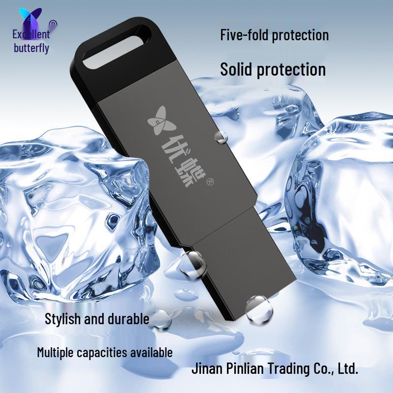 Youdie U600 Metal 64GB USB3.2 High-Speed Car-Mounted Engraving U Disk, Ideal for Creative Gifts and Exhibitions.