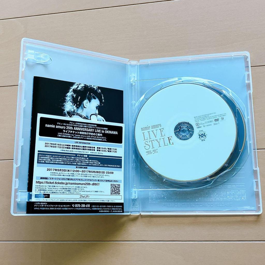 [USED] LIVE STYLE 88+13 2016-2017 DVD Sleeve Specification