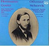 LP Record HERMANN GOETZ, OTHMAR SCHOECK - Piano Concerto, Op. 18 Sommernacht, GS1010 GENESIS 1971 US Classical Used
