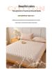Waterproof Solid Color Quilted Bed Sheet - Thickened, Urine-Proof Mattress Protector