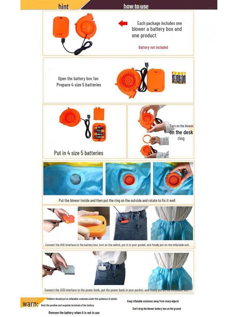 Shark Inflatable Costume for Role Play, Cosplay, and Party Mascot Performances