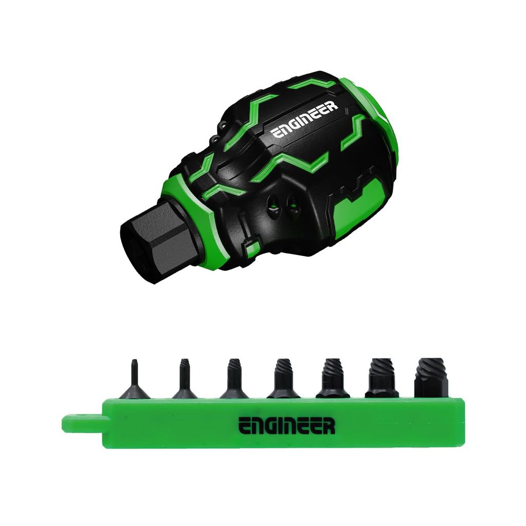 ENGINEER STUBBY Drive & Screw Mole, Extra Short, DZ-94