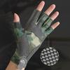 Wearable Antislip Gloves Fishing Protector Fishing Hunting Cycling Gloves Fishing Gloves Breathable Fingerless Gloves