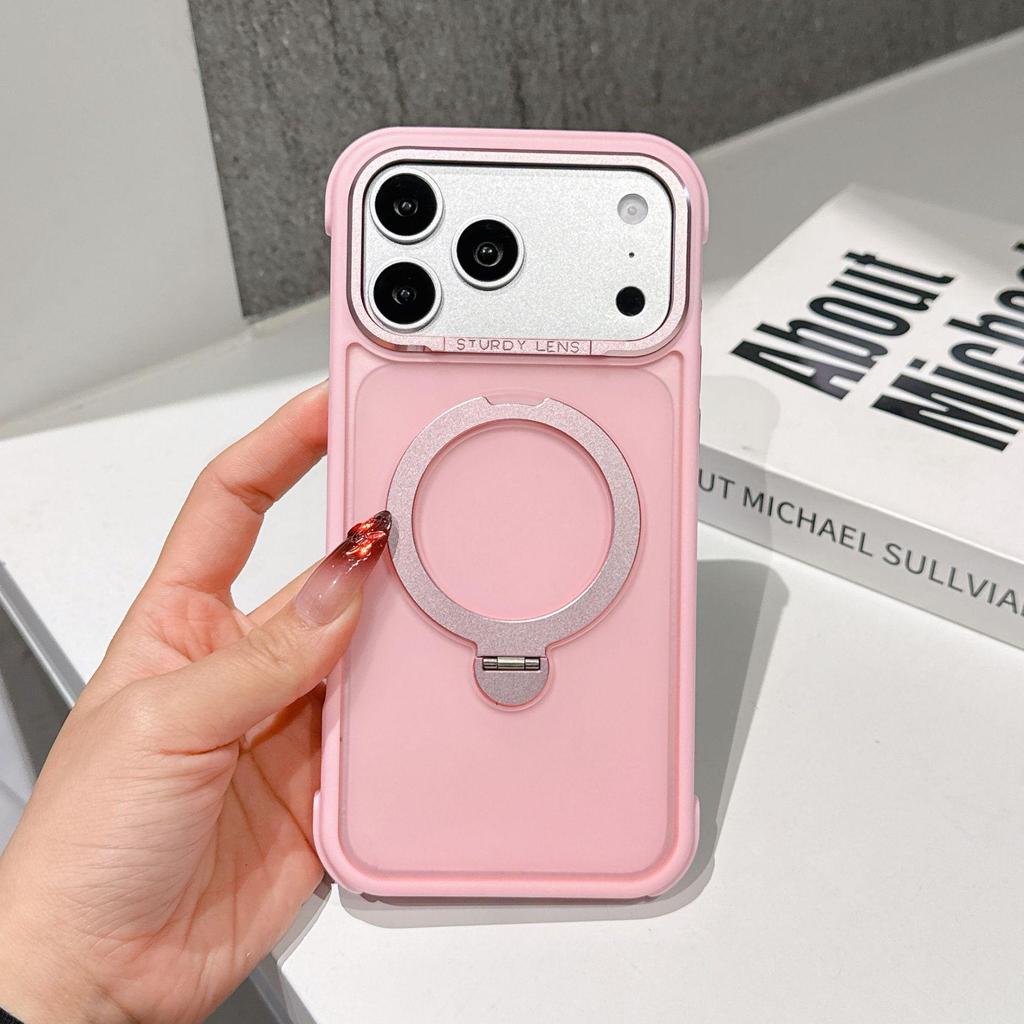 iPhone 17 Pro Max Skin-Feel Magnetic Stand Case