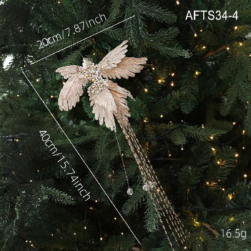 Foam Feather Bird Peacock Bird Decoration Christmas Tree Decoration Feather Pendant Christmas Decorations