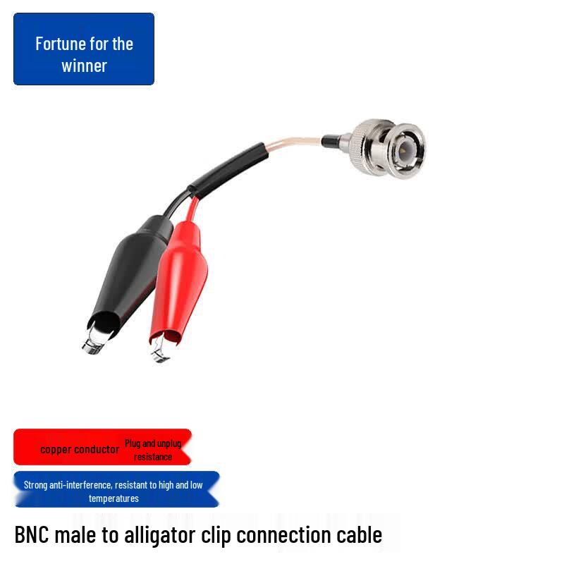 FUWEISHENG BNC to Alligator Clip RF Test Cable