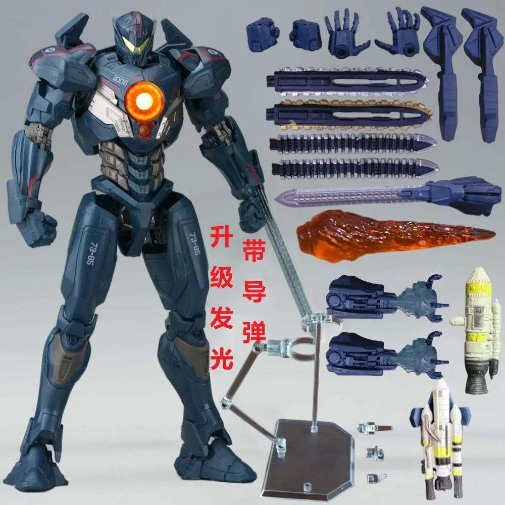 Neca Pacific Rim Mech Modell Cherno Alpha Mobil Leuchtendes Dekorationsobjekt Sammlung Handgemachtes Jungen Spielzeug Roboter Geburtstagsgeschenke