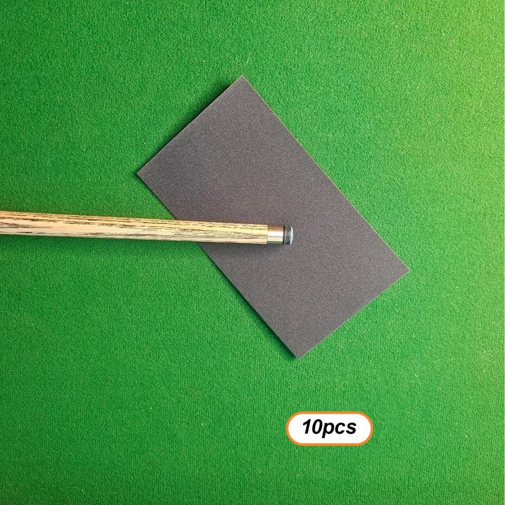 10 Pieces Billiard Cue Polishing Papers Accessories Multipurpose Maintenance Tools Pool