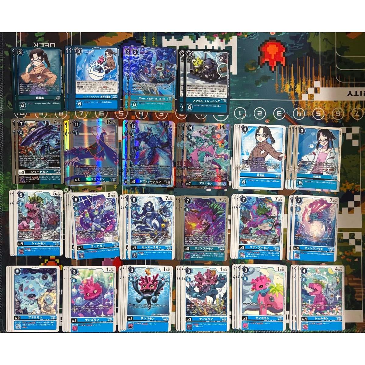 Used A Aquatic Deck Deck Parts Digimon Digimon Card Deck