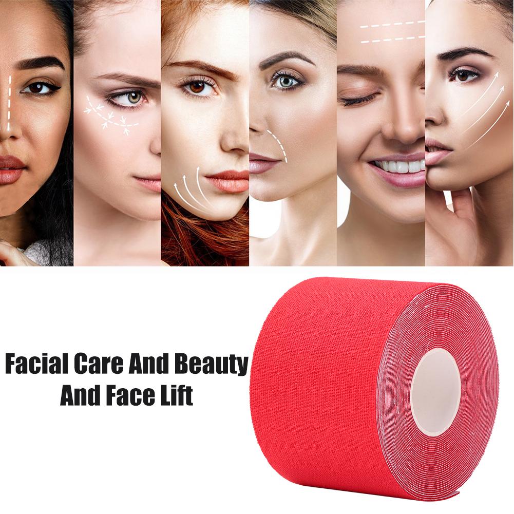 5CM x 5M Face Lifting Tape Für Gesicht V-Linie Hals Augen Lifting Faltenentferner Aufkleberband Gesichtshautpflege Werkzeug Elastisches Verband