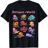 Octopus Sea Animals of the World Octopus Lover Marine Life T-Shirt