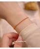 Cui Yan S925 Sterling Silver Korean-Style Zodiac Red Rope Bracelet for Women - Light Luxury, Simple Design, Hot-Selling Hand Jewelry.