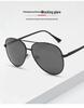 2026 Men's Polarized Aviator Sunglasses, Metal Frame, Sun Protection, Trendy Driving Style
