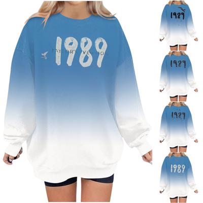 Women's Casual Fashion Halloween Print Long Sleeve O-Neck Sweatshirts Pullover Top