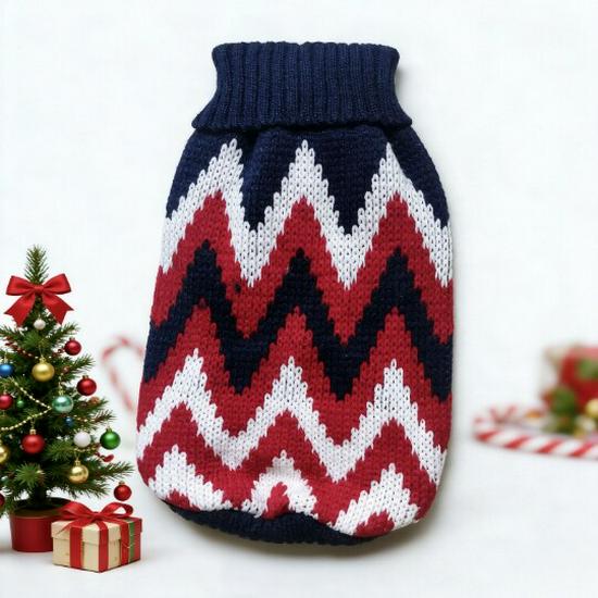 Warm Knitted Christmas Sweater for Cats & Dogs - Autumn/Winter Pet Apparel
